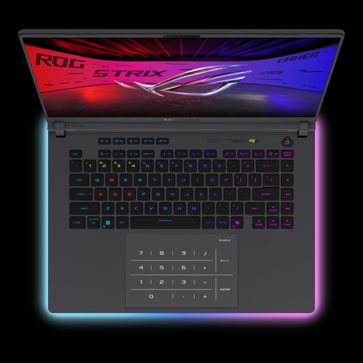 لاب توب اسوس ROG Strix G16 - روج ستريكس G16 G615LR-GR132W ، معالج انتل كور الترا 9 275HX 16 بوصة ، هارد 1 تيرا بايت SSD ، رام 32 جيجا بايت ، كارت شاشة انفيديا جي فورس RTX 5070 TI ،ويندوز 11 - رمادي اكليبس
