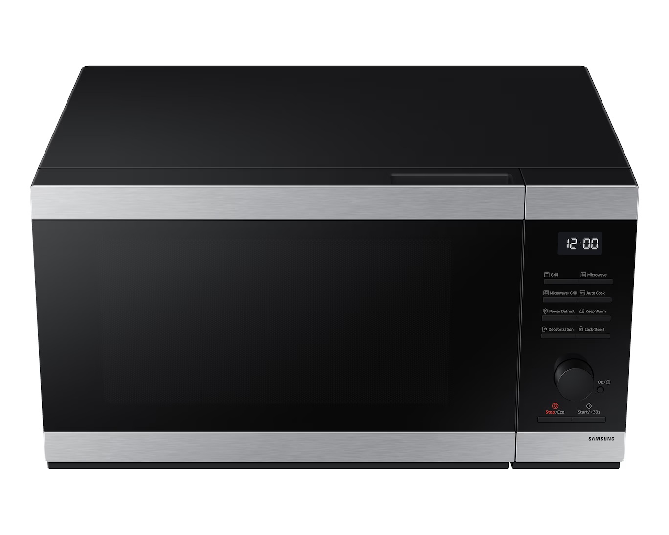 Samsung Microwave with Grill , 40 Liter 1500 Watt , Black Silver - MG40DG5524ATGY