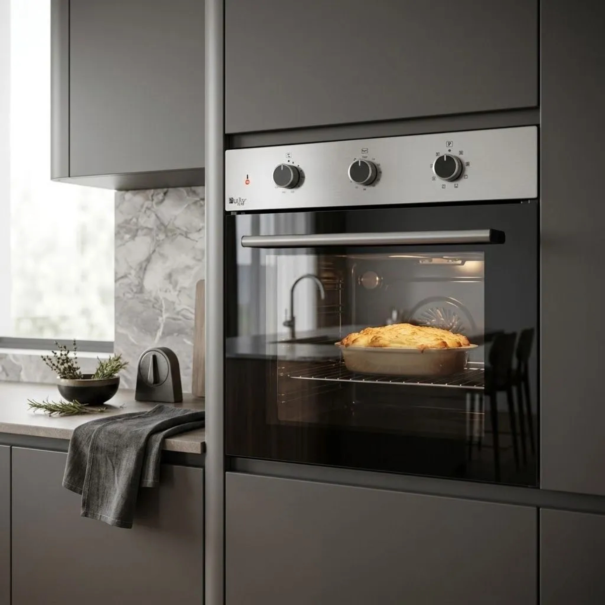 Purity Built-in Oven with Grill 60 Liter 1600 Watt , Black - KPT606EEX