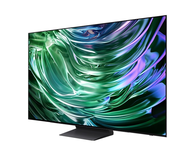 شاشة تلفزيون سمارت سامسونج ، مقاس 77 بوصة ، OLED ، دقة 4K UHD ، بريسيفر داخلي - QA77S90DAEXXY