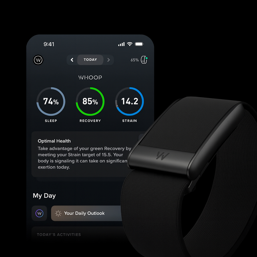 WHOOP One 5 Fitness Tracker Band ,Onyx Black