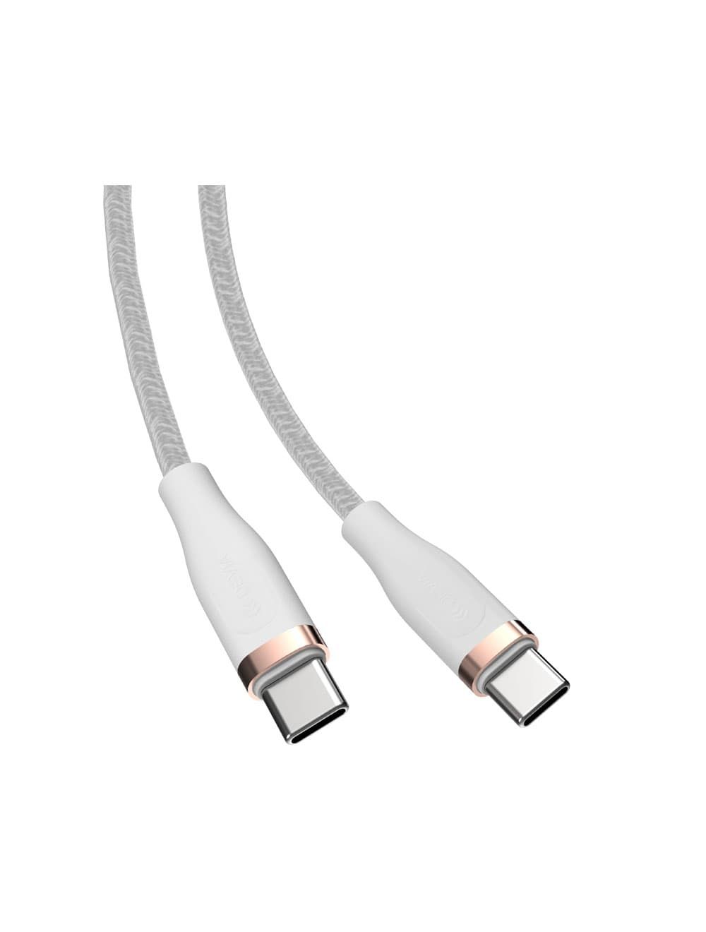 Devia Star Series Type C Braided Charging Cable 1.5 Meter White - EC320