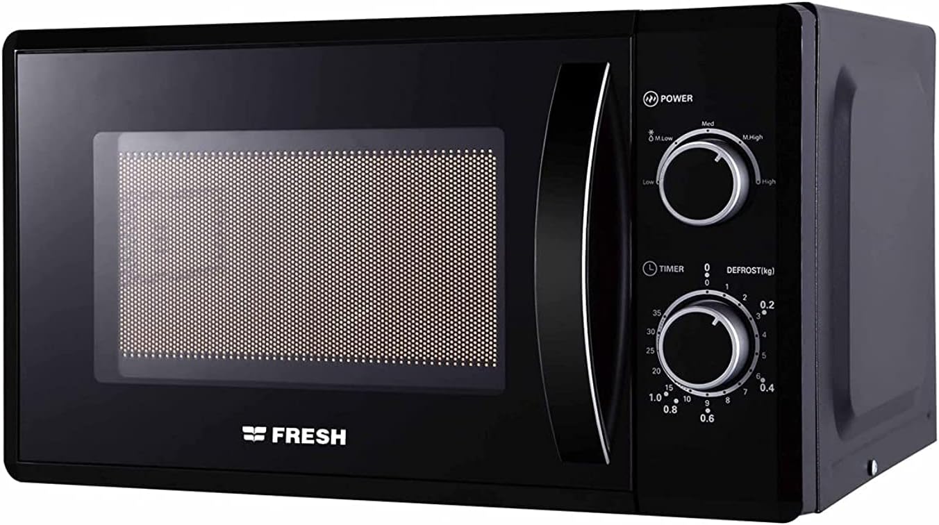 ميكرويف بشواية فريش ، سعة 20 لتر ، 700 وات ، اسود - FMW-20MC