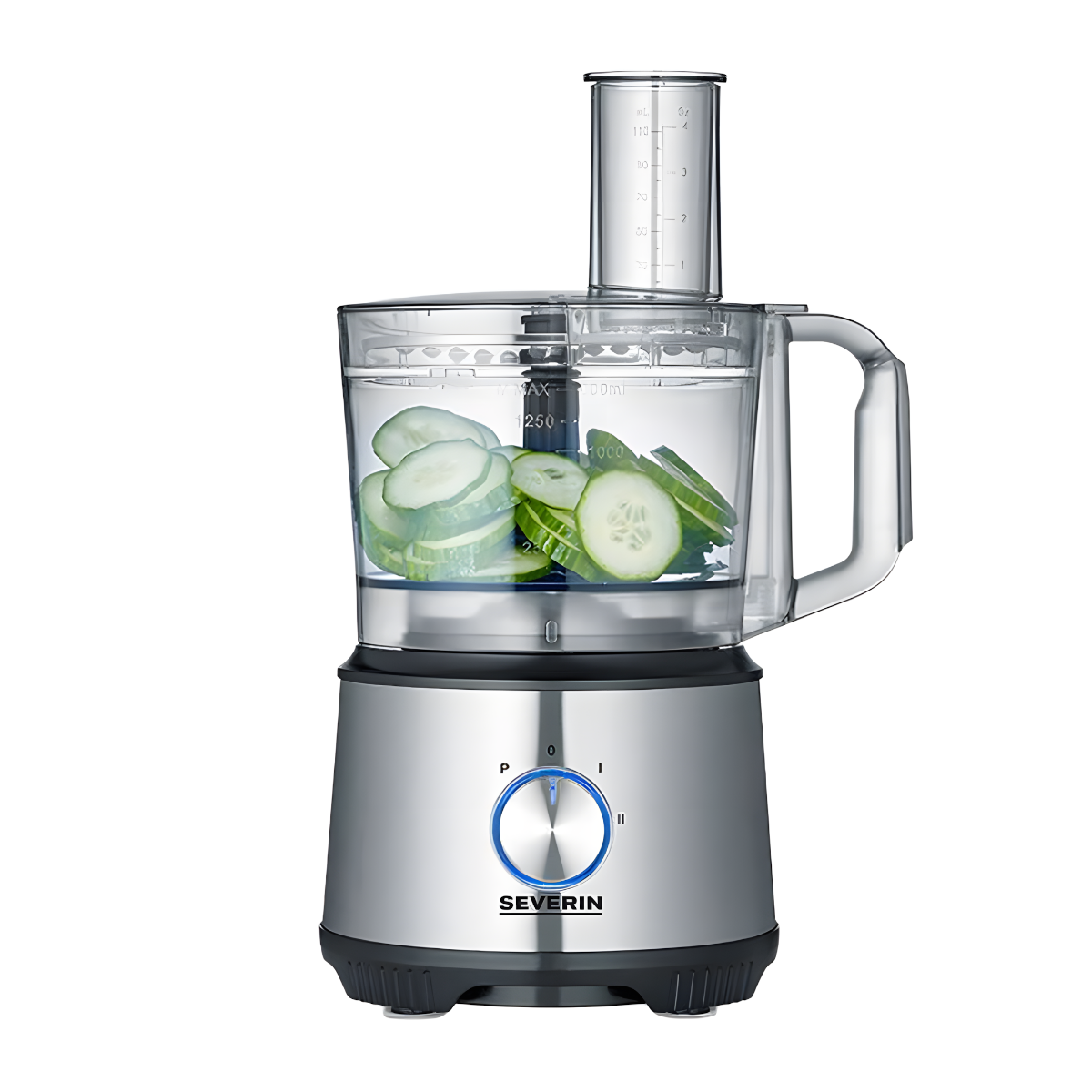 Severin Food Processor , 1200 Watt Silver - KM 3892