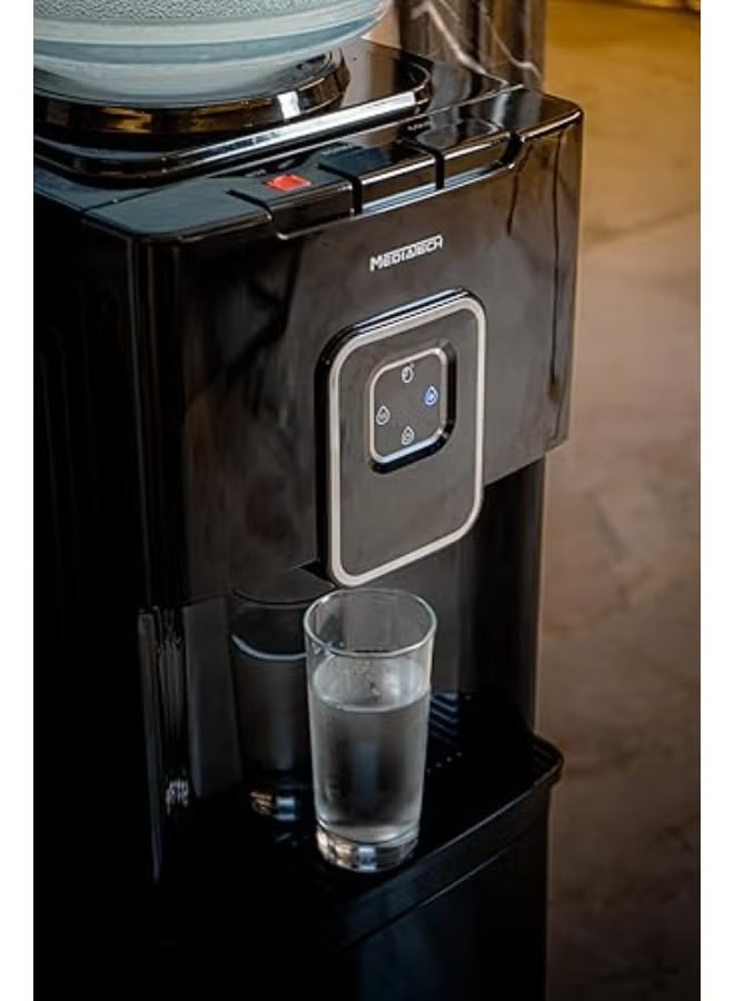 Mediatech Hot, Cold & Normal Top Loading Water Dispenser , Touch Control , 3 Tabs Black - MT-WD2533C