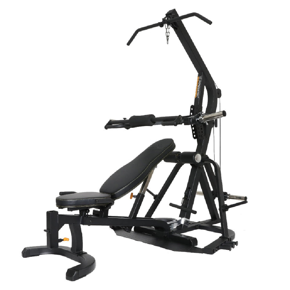 Powertec Lever Gym Multi Gym 1 Station Trainer , 500 LBS Black - LS20