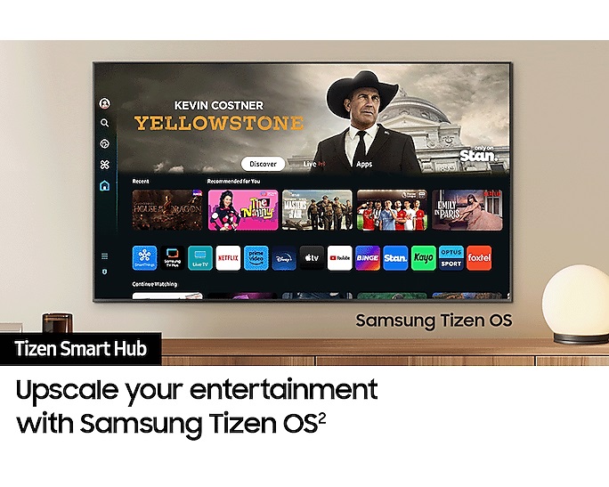 Samsung 75 Inch Smart TV , 4K UHD QLED Built-In Receiver