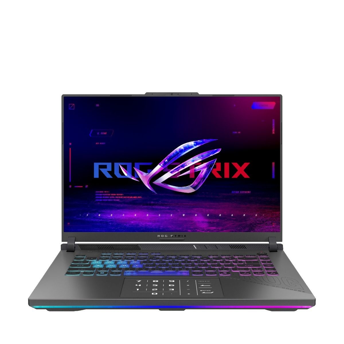 لاب توب جيمنج اسوس روج ستريكس G16 - G614FM-RV169W(2025) ، معالج ايه ام دي رايزن 9 9955HX 16 بوصة ، هارد 1 تيرا بايت ، رام 16 جيجا بايت ، كارت شاشة انفيديا جي فورس RTX 5060 ،ويندوز 11 - رمادي اكليبس