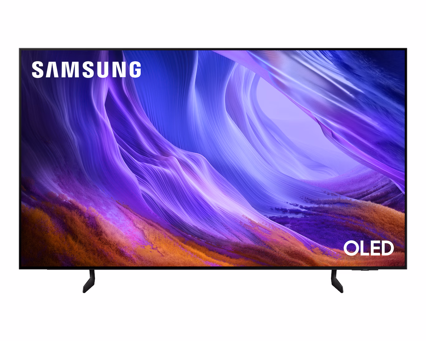 شاشة تلفزيون سمارت سامسونج ، مقاس 77 بوصة ، OLED ، دقة 4K UHD ، بريسيفر داخلي - QA77S85HAEXEG