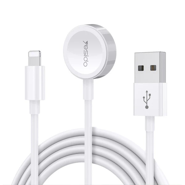 Yesido Wireless Wireless Smart Watch Charger for All Apple Watch series , 2 Watt , White - CA70