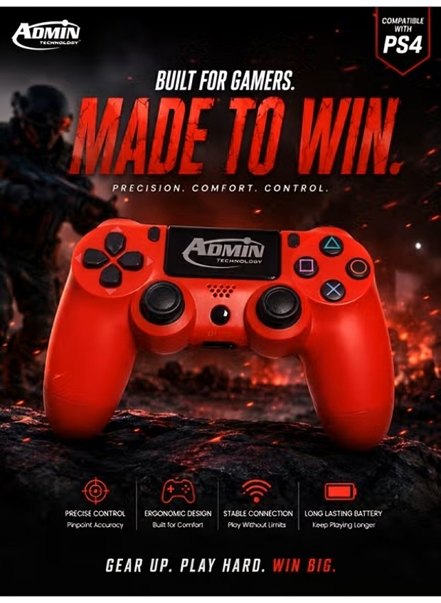 Admin Wireless Wireless Controller , Red