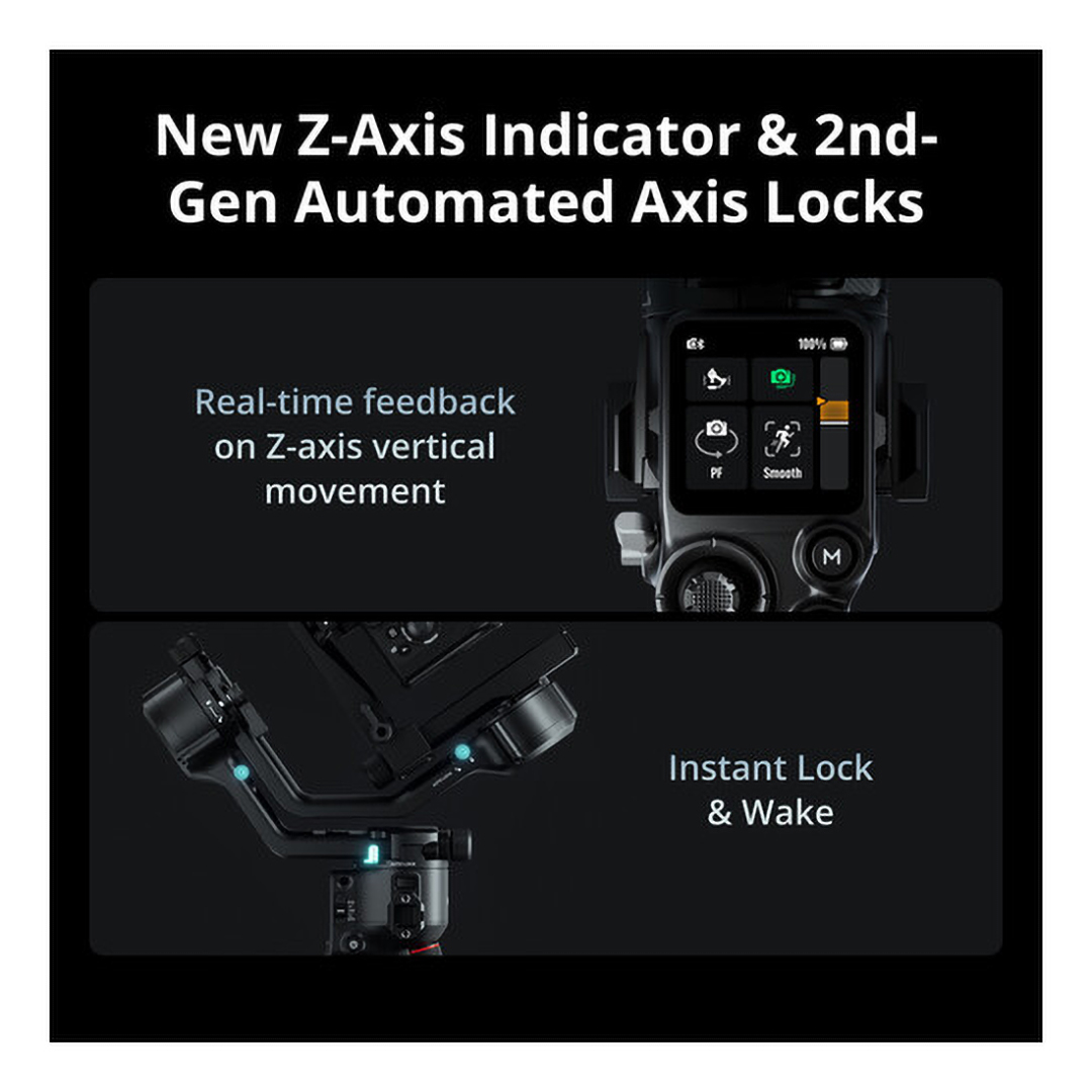Dji RS 5 Handheld Gimbal forCameras with compatible Bluetooth shutter control Black