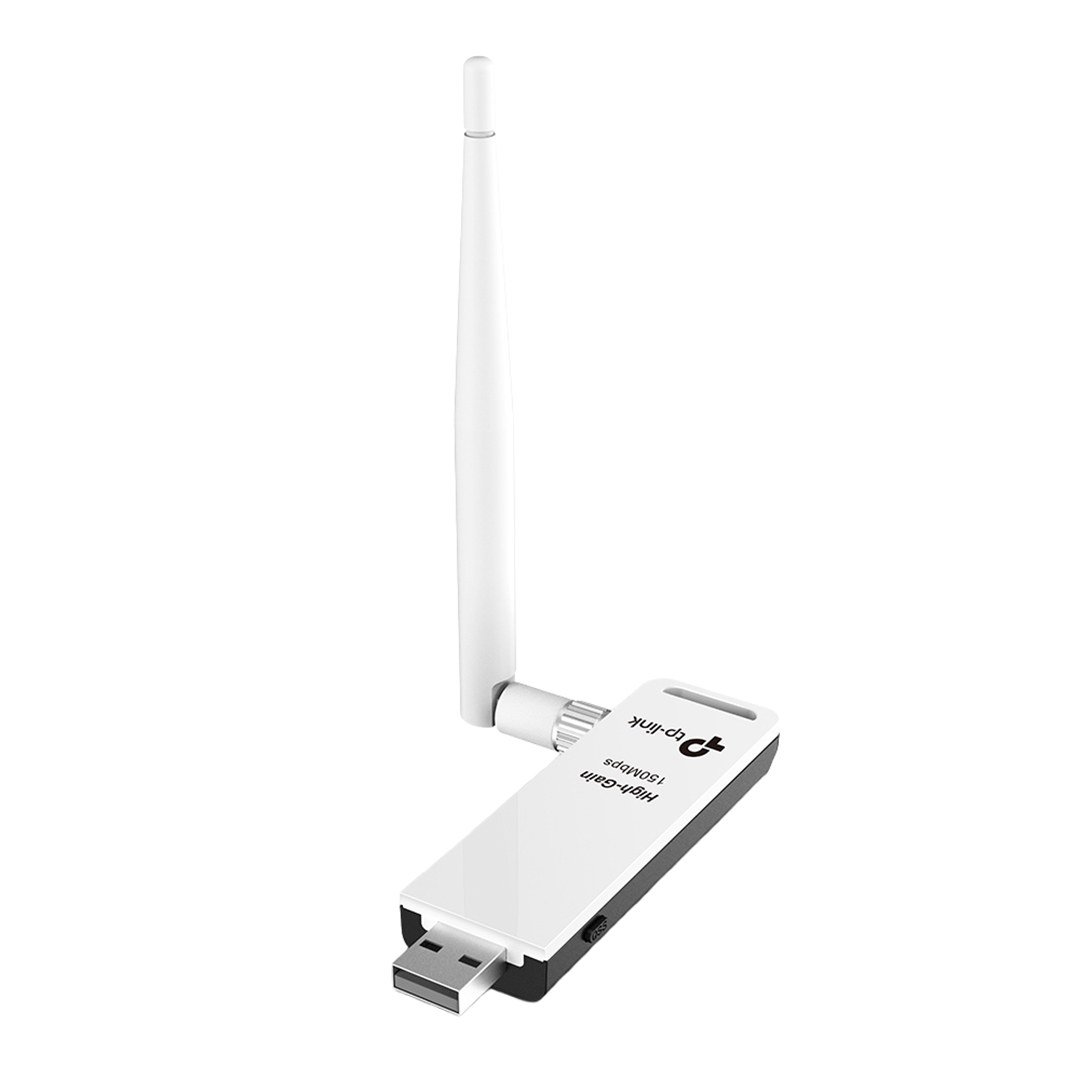 Tp-Link Wireless Adapter ,USB ,White - TL-WN722N