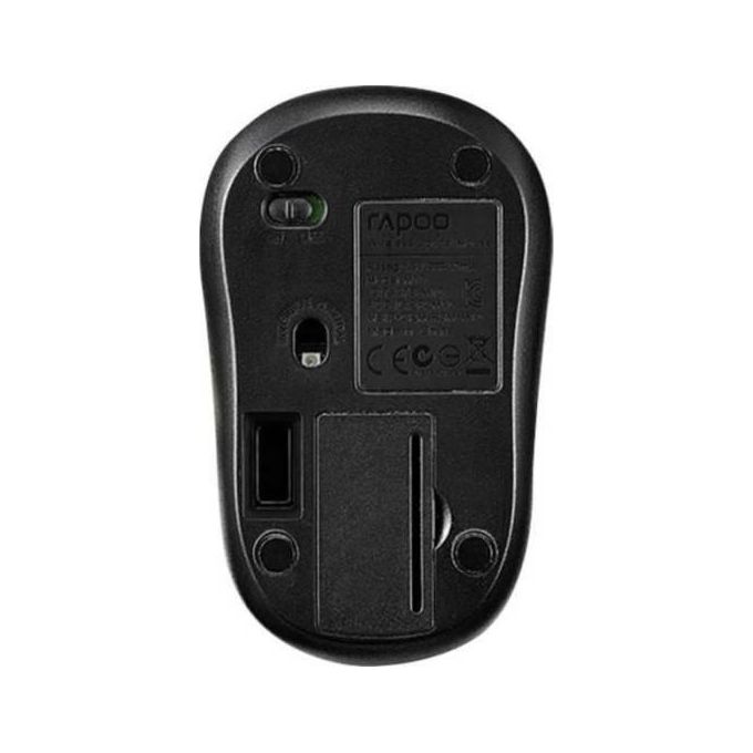 Rapoo M10 Plus Wireless Optical Mouse , Black