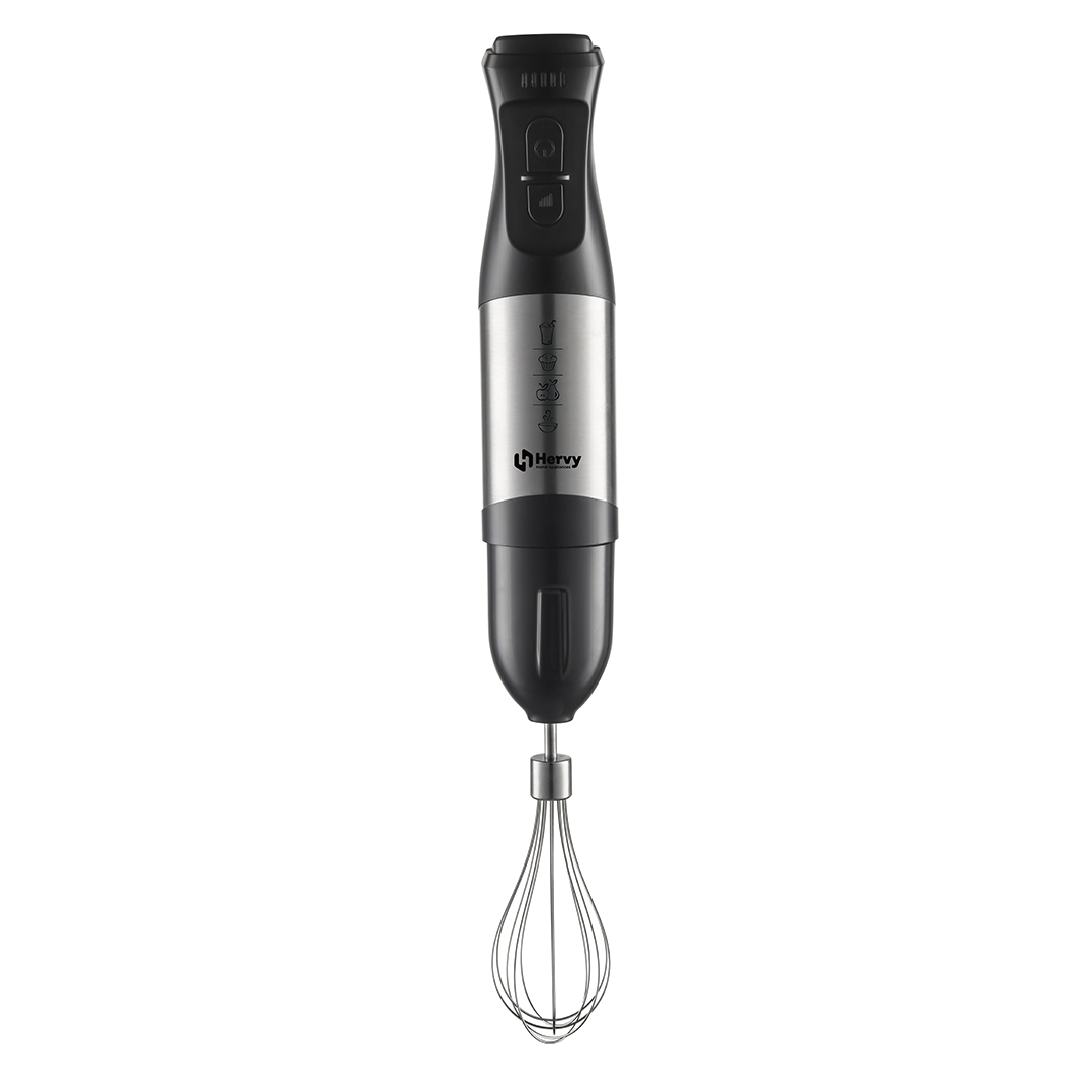 Hervy Hand Blender with Attachments 1200 Watt Stainless Steel - HB-S03
