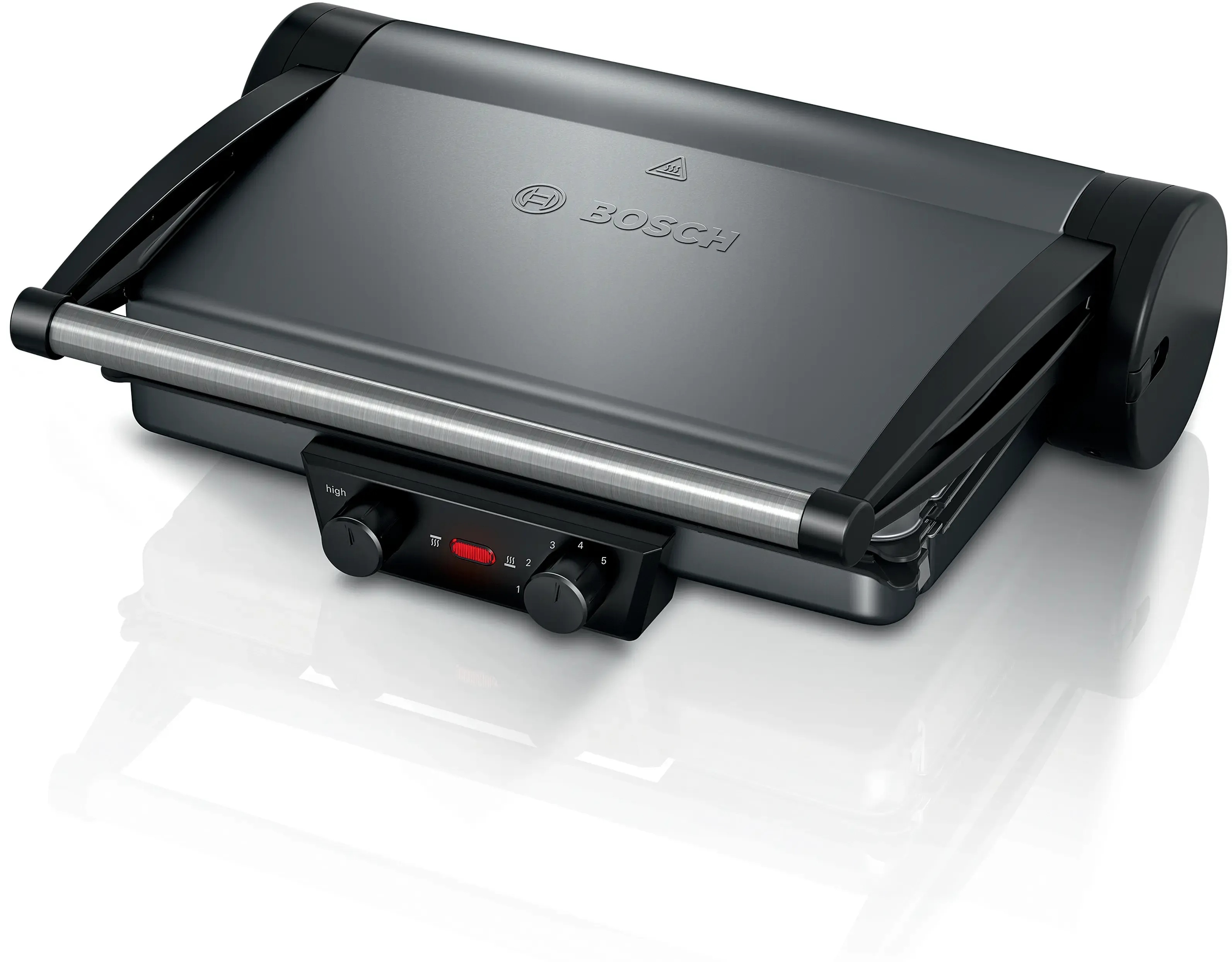 Bosch Electric Grill , 2000 Watt , Silver Black - TCG4215