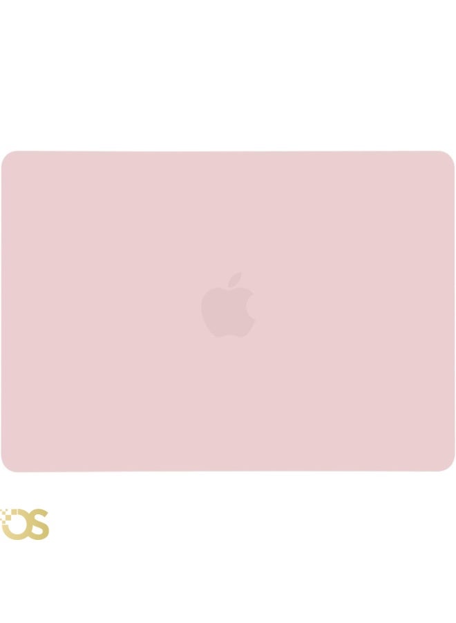 Generic Matte Hard Shell Case with Screen Protector for MacBook Air 13.3-inch (models A1932, A2179, A2337) , Apple Pink