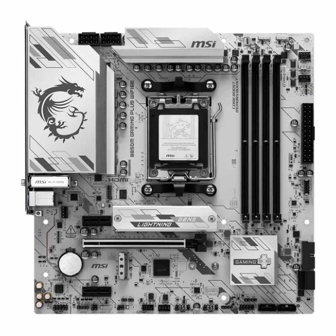 MSI B850M GAMING PLUS WIFI6E Motherboard , AMD mATX Black