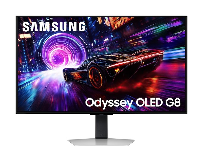 Samsung Odyssey G8 G81SF 32 Inch Gaming Monitor , 240 Hertz 0.03 Millisecond , Silver - LS32FG810SUXEN