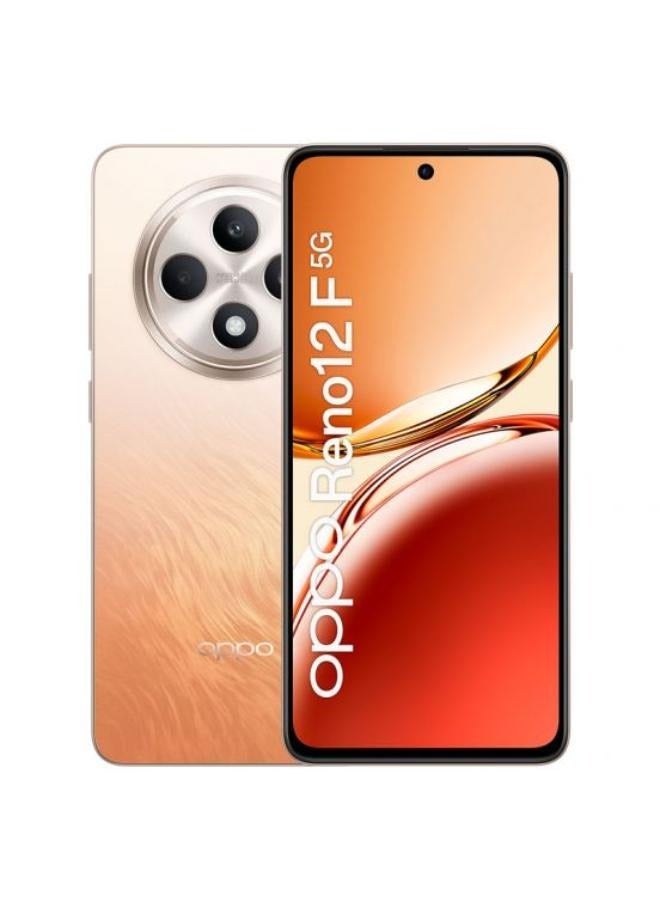 Oppo Reno 12 F , 512 GB , 12 GB , 5G , Dual-SIM - Amber Orange