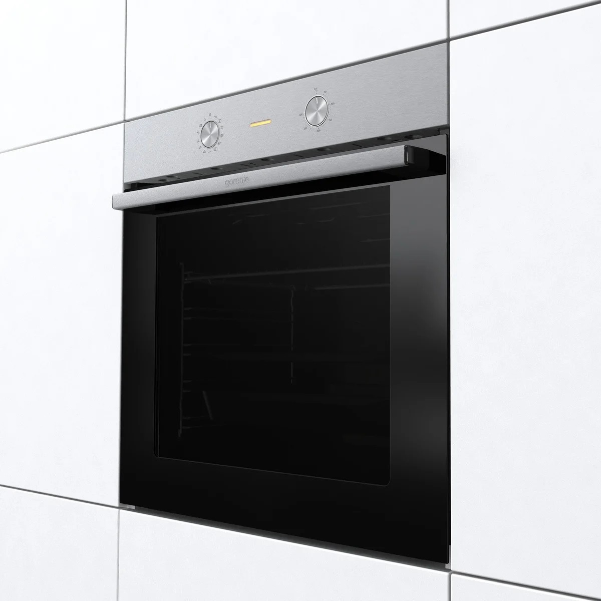 فرن بلت ان بشواية جورينيه ، 77 لتر ، اسود وفضي - BO6717E03X