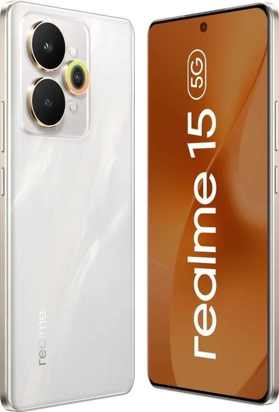 ريلمي 15 ، سعة 256 جيجا بايت ، رام 12 جيجا بايت ، شبكة 5G ، شريحتين - فضي فلوينج