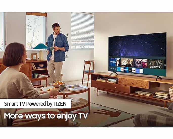 Samsung 43 Inch Smart TV , 4K UHD LED Built-In Receiver