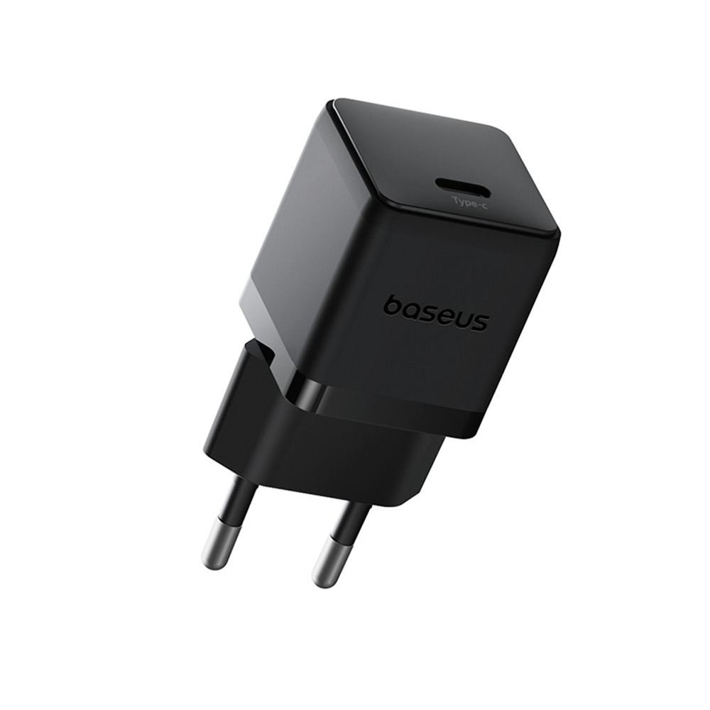 Baseus Palm Wall Charger , 1 Ports Type C , 30 Watt Cluster Black - P10111605113-01