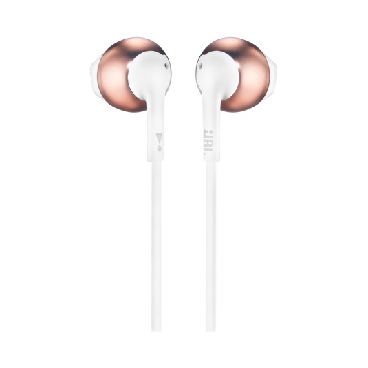 Jbl Tune 205 Wired Earphones , Hands Free Call , Rose Gold