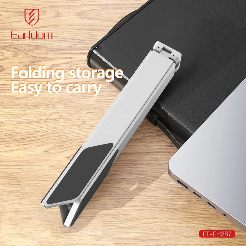 Earldom Laptop Holder for Laptops, Tablets , Silver - EH287