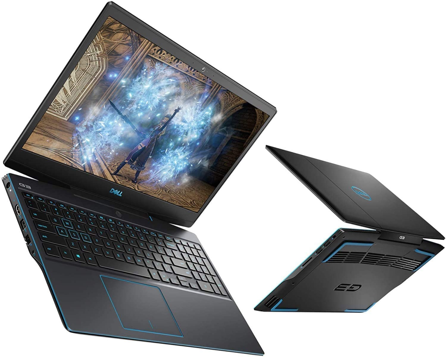 لاب توب ديل G3 15-3500 ، معالج انتل كور i7-10750H 15.6 بوصة ، هارد 512 جيجا بايت SSD ، رام 16 جيجا بايت ، كارت شاشة انفيديا جي فورس GTX 1650 ،فري دوس - اسود