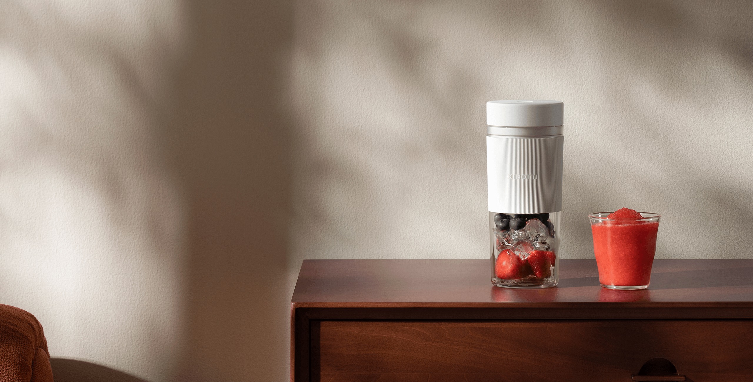 Xiaomi Personal Blender , Silicone Cup Sleeve 300 milliliter 45 Watt White - XMZZB01PL