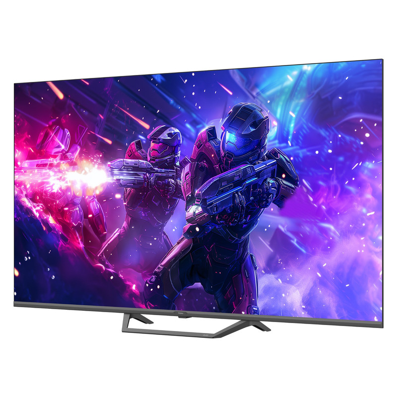 شاشة تلفزيون سمارت هاير ، مقاس 55 بوصة ، QLED ، دقة 4K UHD ، بريسيفر داخلي