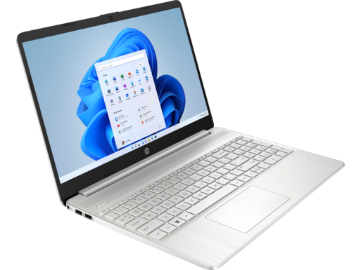 لاب توب اتش بي 15S-FQ5046NE ، معالج انتل كور i3-1215U 15.6 بوصة ، هارد 256 جيجا بايت SSD ، رام 4 جيجا بايت ، كارت شاشة انتل UHD جرافيكس ،ويندوز 11 - فضي ناتشورال