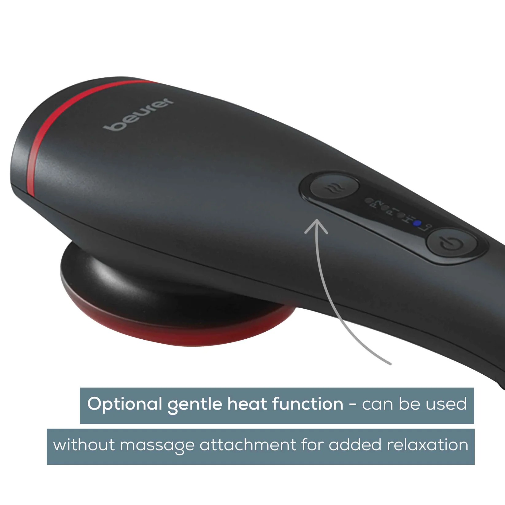 Beurer Electric Massager with Heat Function , Black Red - MG 24