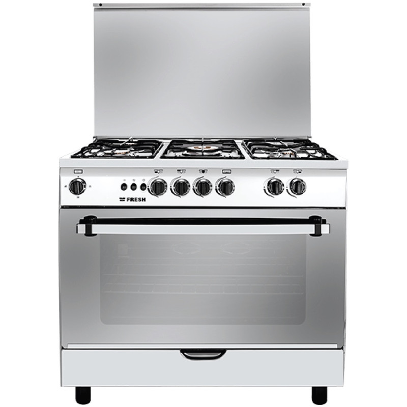 Fresh Jumbo Gas Cooker , 5 Burners , Stainless Steel - 500016271
