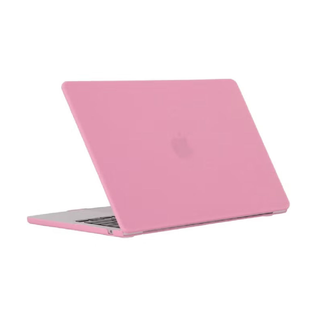 Generic Hard Shell Laptop Case with Screen Protector for Macbook Air 15-Inch , Pink