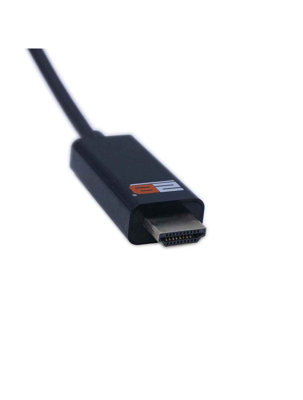 كابل HDMI إلي Type-C تو بي ،اسود - CV226