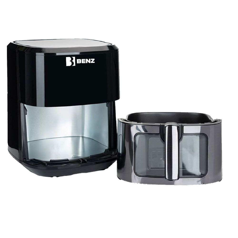 Benz Digital Air Fryer , 6.5 Liter , 1700 Watt Black - BAFB602