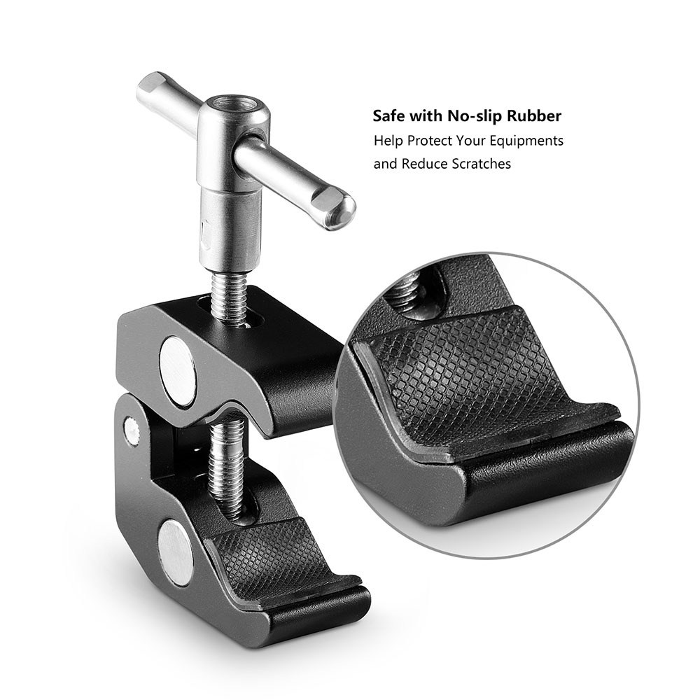 Smallrig Super Clamp with Threads Gray - 2058