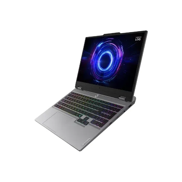 لاب توب جيمنج لينوفو LOQ 15IRX10 ، معالج انتل كور i7-14700HX 15.6 بوصة ، هارد 512 جيجا بايت SSD ، رام 24 جيجا بايت ، كارت شاشة انفيديا جي فورس RTX 5050 ،فري دوس - رمادي لونا