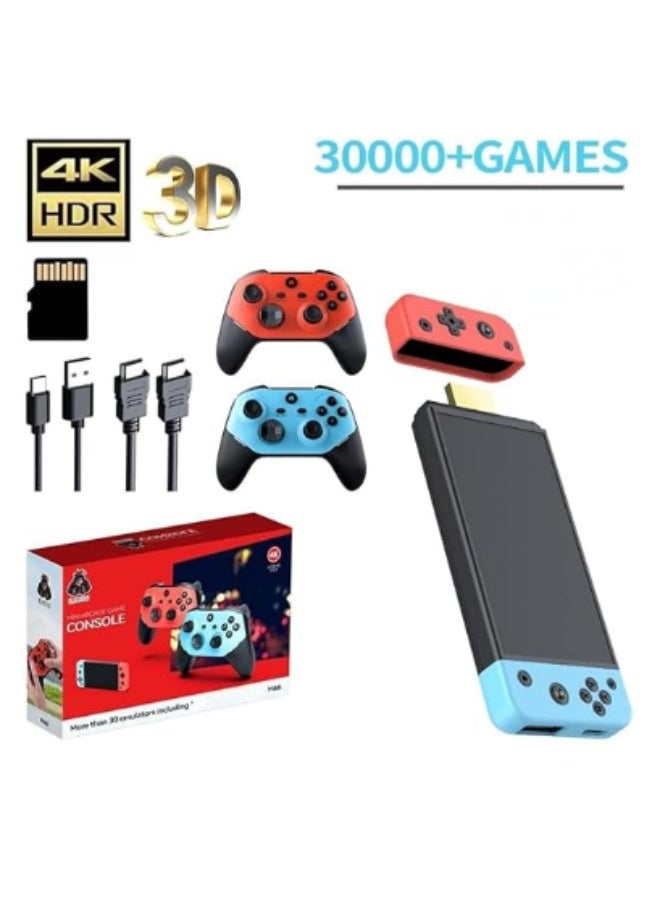 Generic M66 Retro Handheld Gaming Console , Red Blue