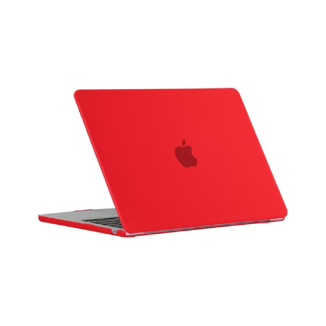 Generic Hard Shell Laptop Case with Screen Protector for Macbook Air 15-Inch , Matte Red