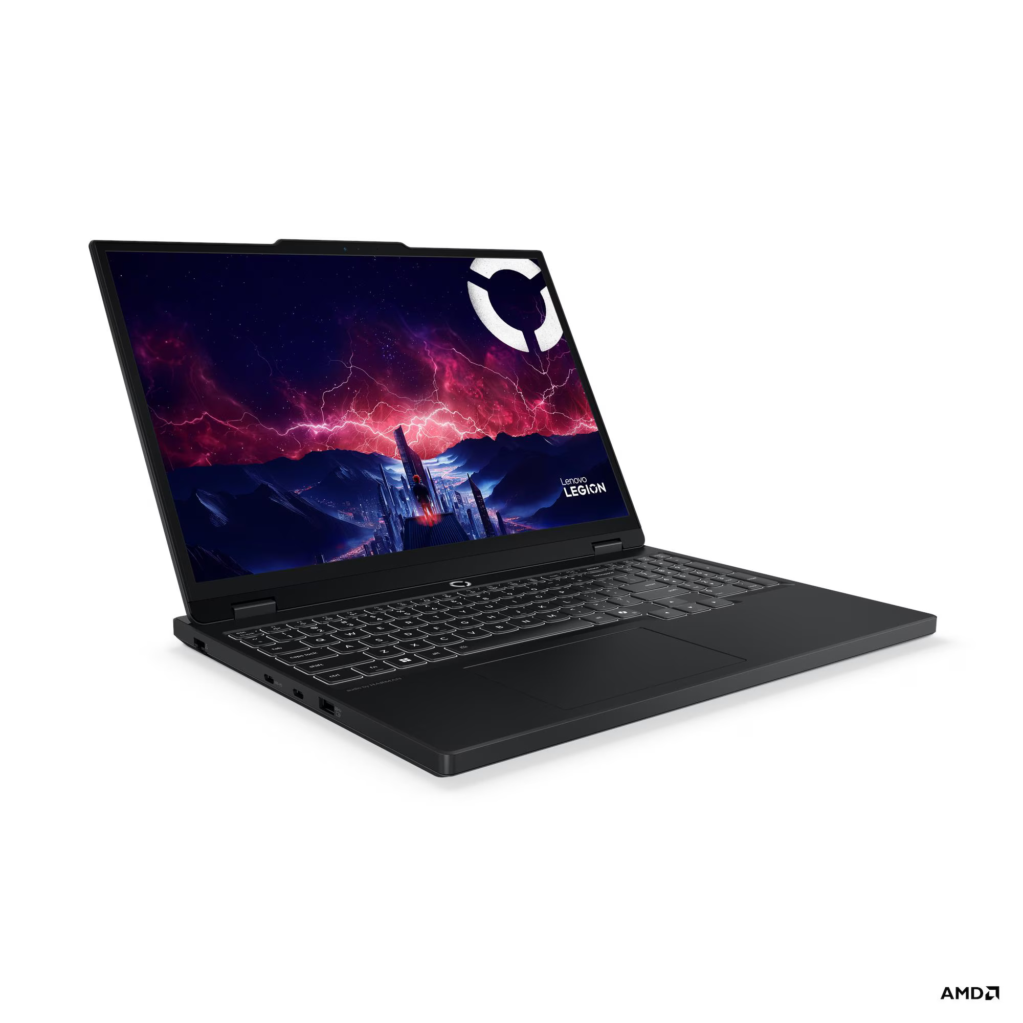 لاب توب جيمنج لينوفو ليجون 5 - 15AHP10 - 83M0005XED ، معالج AMD Ryzen 7 260 15.3 بوصة ، هارد 1 تيرا بايت SSD ، رام 32 جيجا بايت ، كارت شاشة انفيديا جي فورس RTX 5060 ،فري دوس - اسود اكليبس
