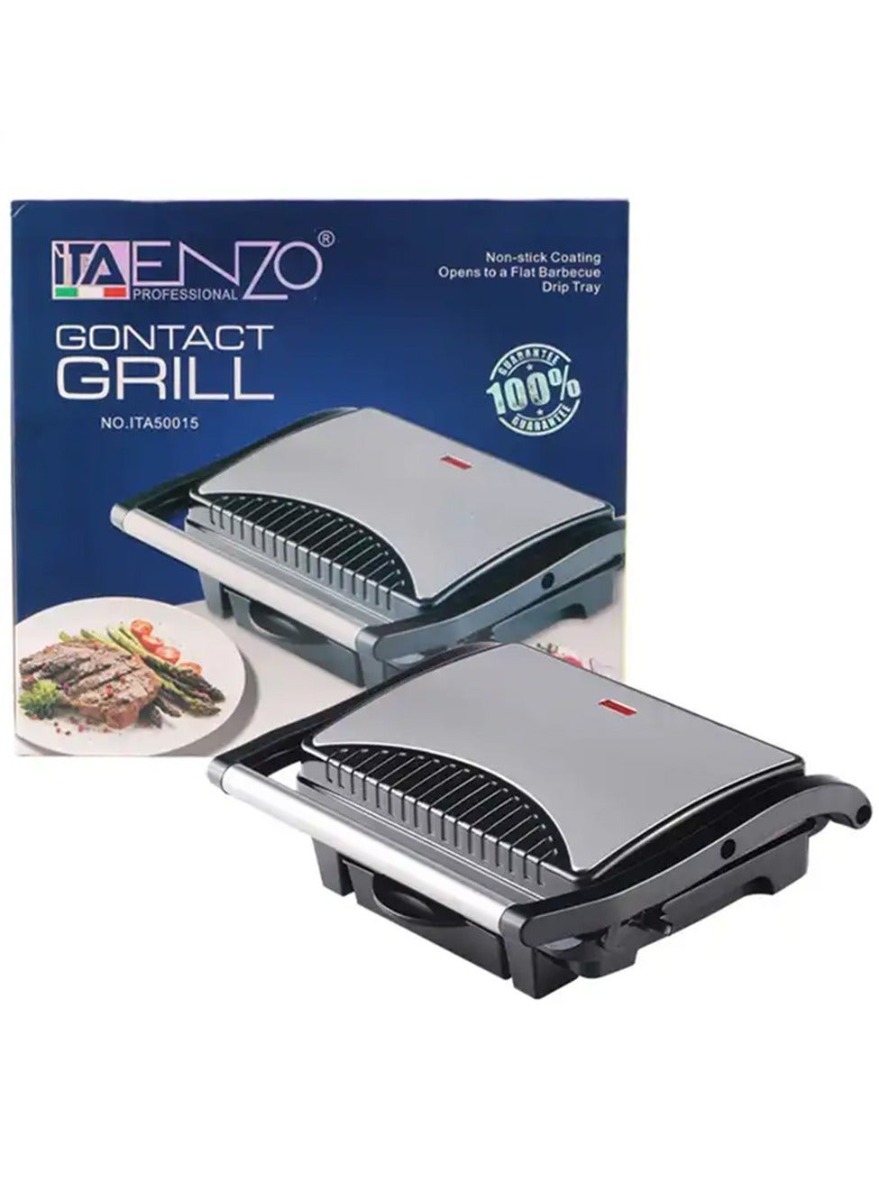 Enzo Electric Grill , 1000 Watt , Black - ITA50015