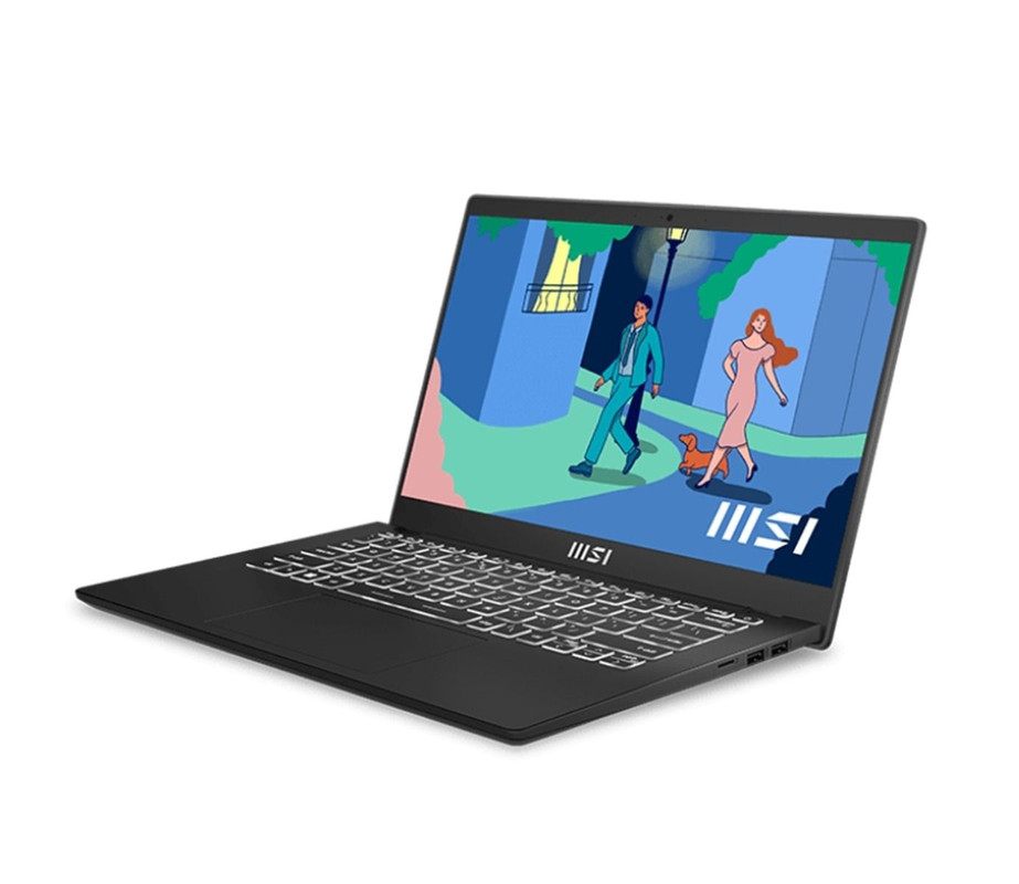 لاب توب ام اس اي Modern 14 - C12MO ، معالج انتل كور i7-1255U ، هارد 512 جيجا بايت ، رام 8 جيجا بايت ، كارت شاشة انتل ايريس XE جرافيكس ،فري دوس