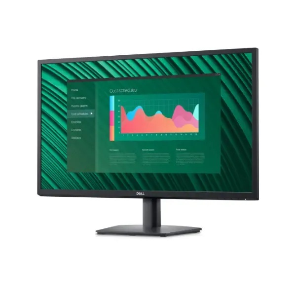 شاشة مسطحة ديل E2723H ، مقاس 27 بوصة ، دقة FHD ، معدل تحديث 60 هرتز ، معدل استجابة 5 مللي ثانية ، اسود