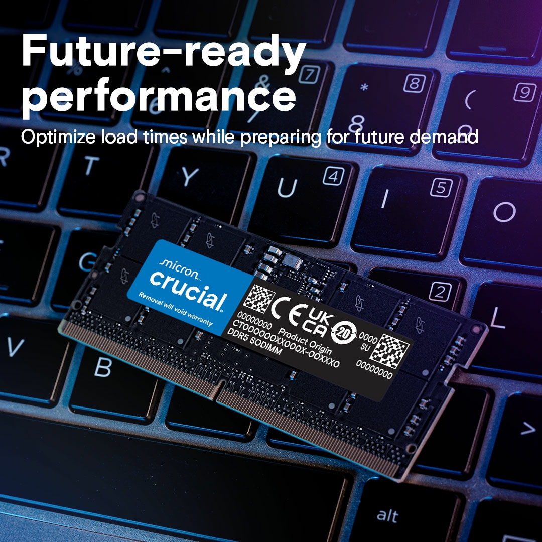رامات لاب توب كروشال ، DDR5 - CT8G56C46S5