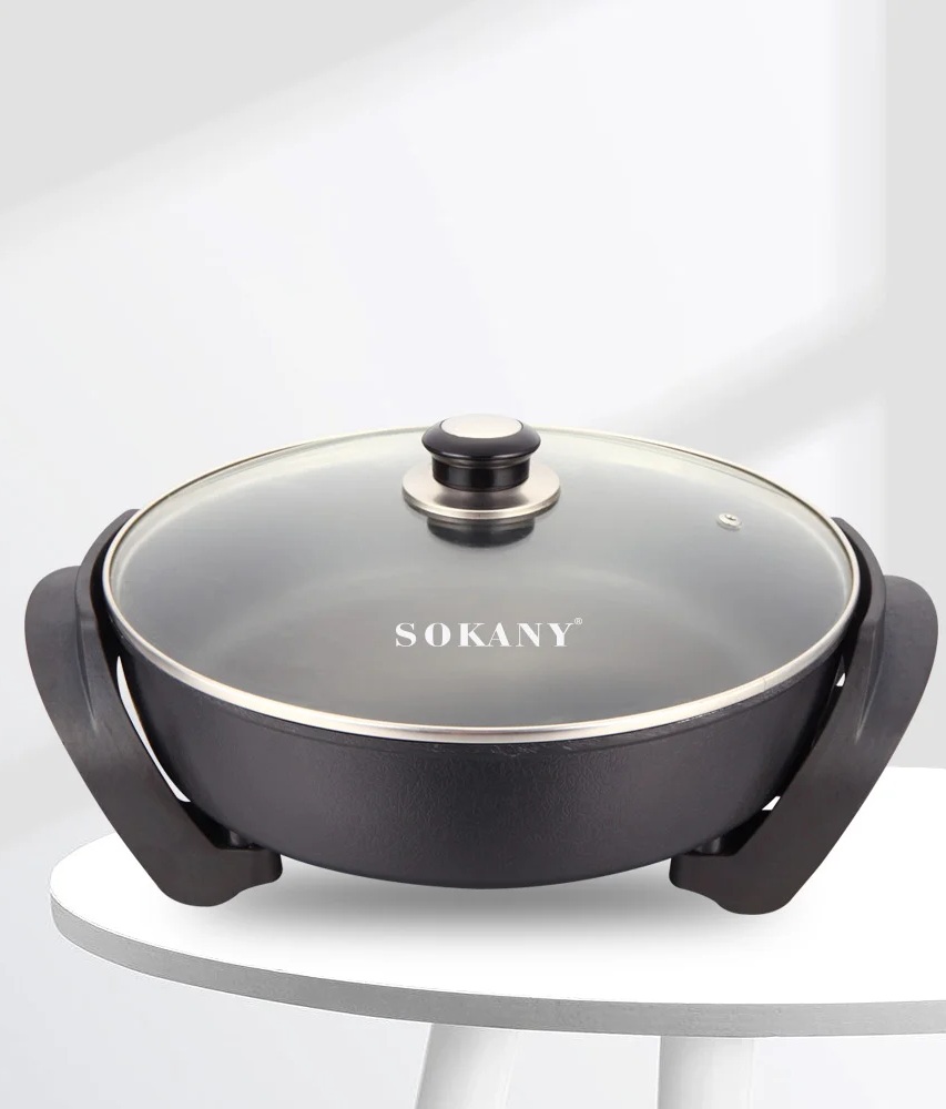 Sokany Electric Grill , 1500 Watt , Black - SK-2004
