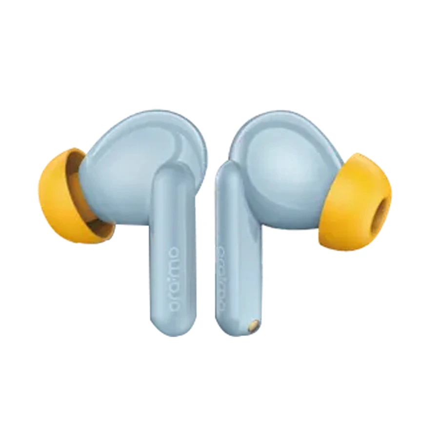 Oraimo SpaceBuds Lite Earbuds , AI Call Noise Cancellation , Blue Yellow - OTW-324